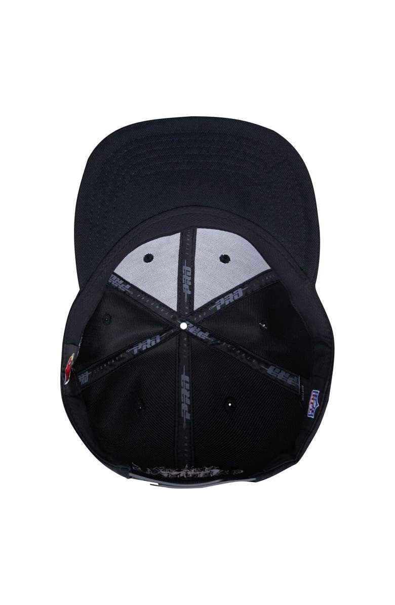 PRO STANDARD Men's Pro Standard  Arizona Cardinals Triple Black Snapback Hat, Alternate, color, 