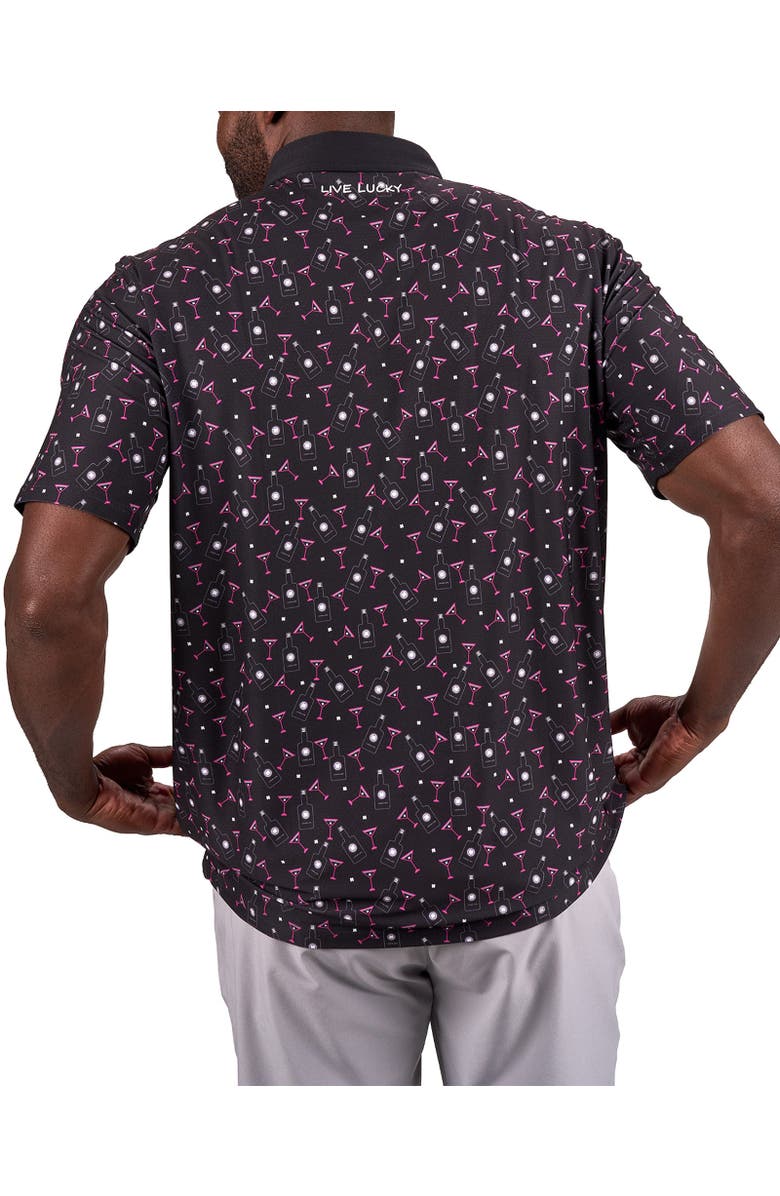 Black Clover Liquid Luck Polo, Alternate, color, Black