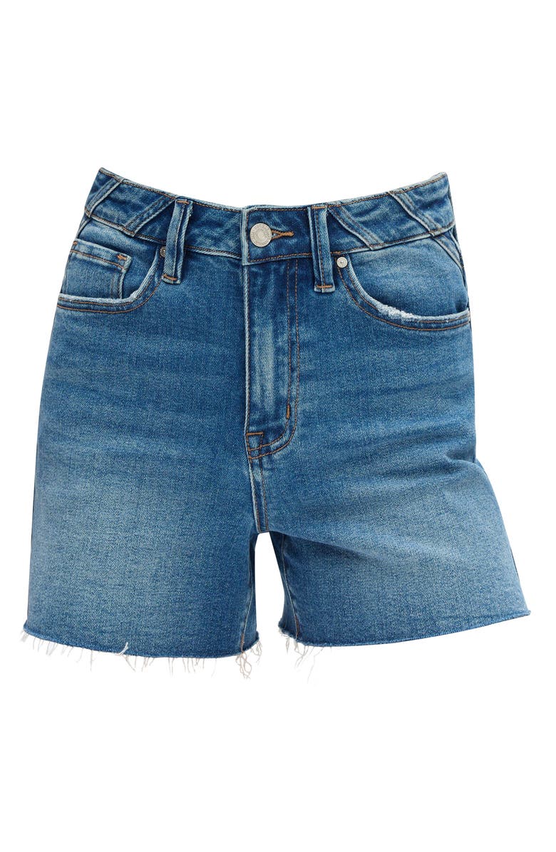 Bayeas Valentine High Waist Cutoff Denim Shorts, Alternate, color,