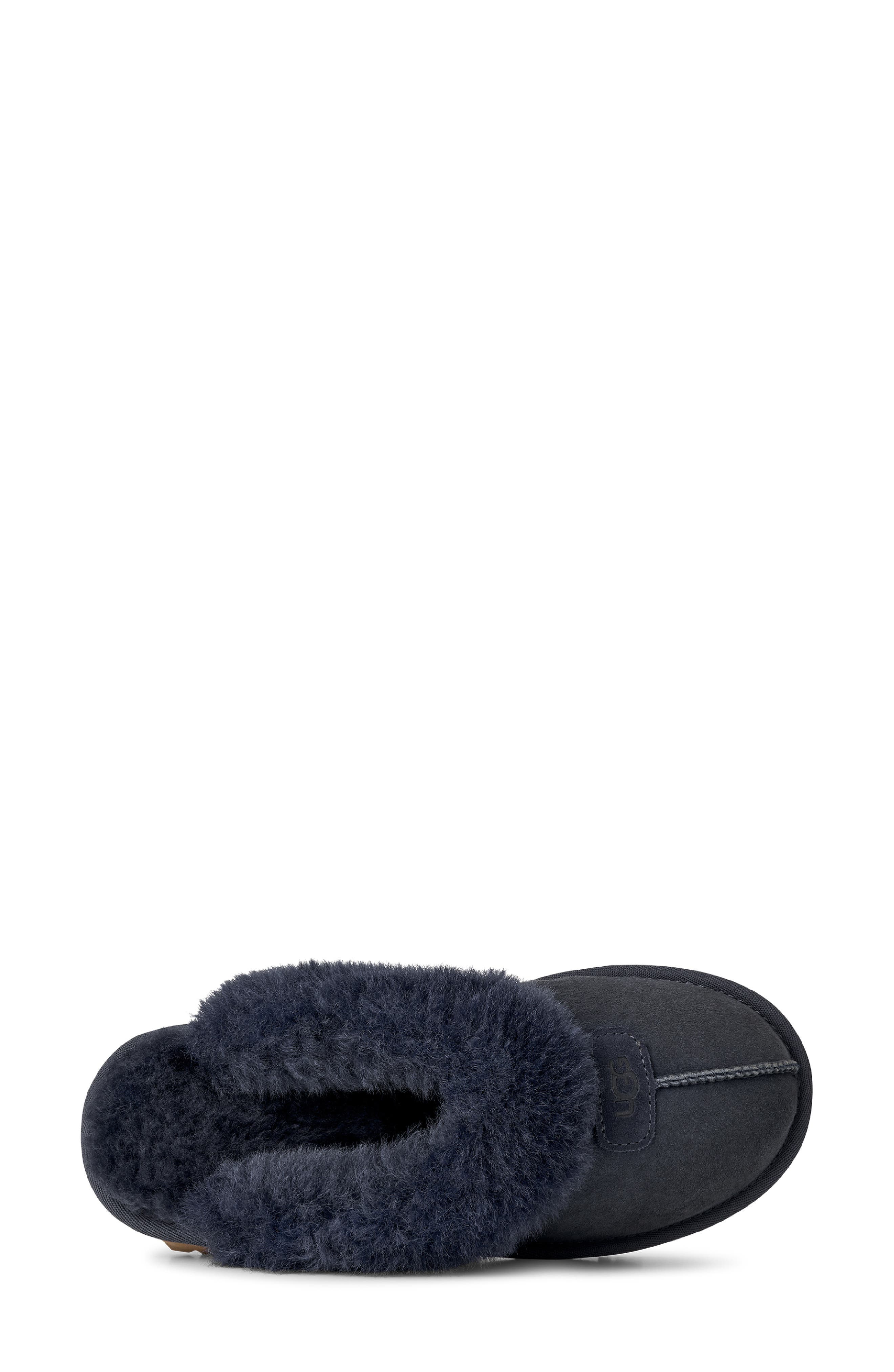 UGG<sup>®</sup> Coquette Genuine Shearling Lined Slipper, Alternate, color, Dark Indigo