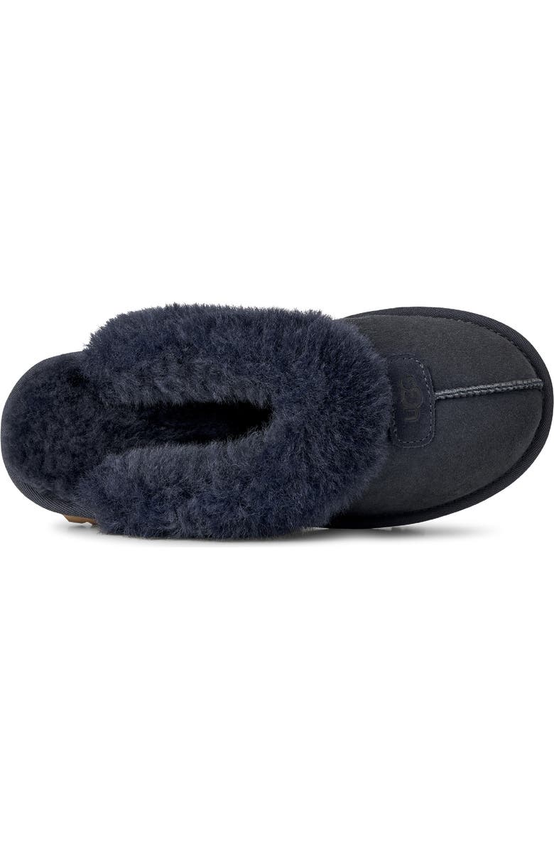 UGG<sup>®</sup> Coquette Genuine Shearling Lined Slipper, Alternate, color, Dark Indigo