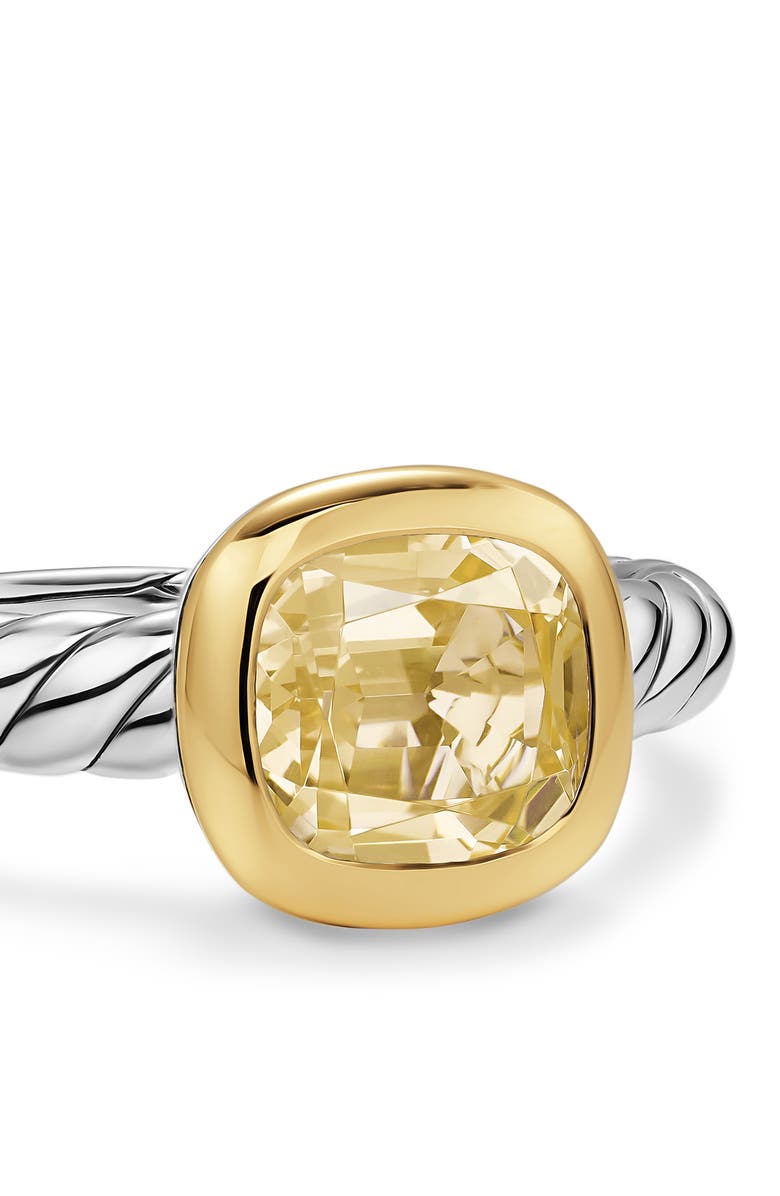 David Yurman DY Mercer<sup>®</sup> Color Stone Ring, Alternate, color, Champagne Citrine