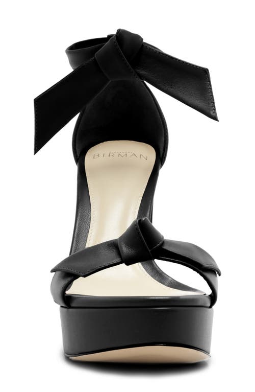 Alexandre Birman Mabeleh Ankle Strap Platform Sandal In Black