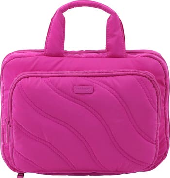 Wavy Quilted Cosmetics Travel Organizer