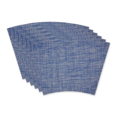 Tweed Round Placemat Set/6