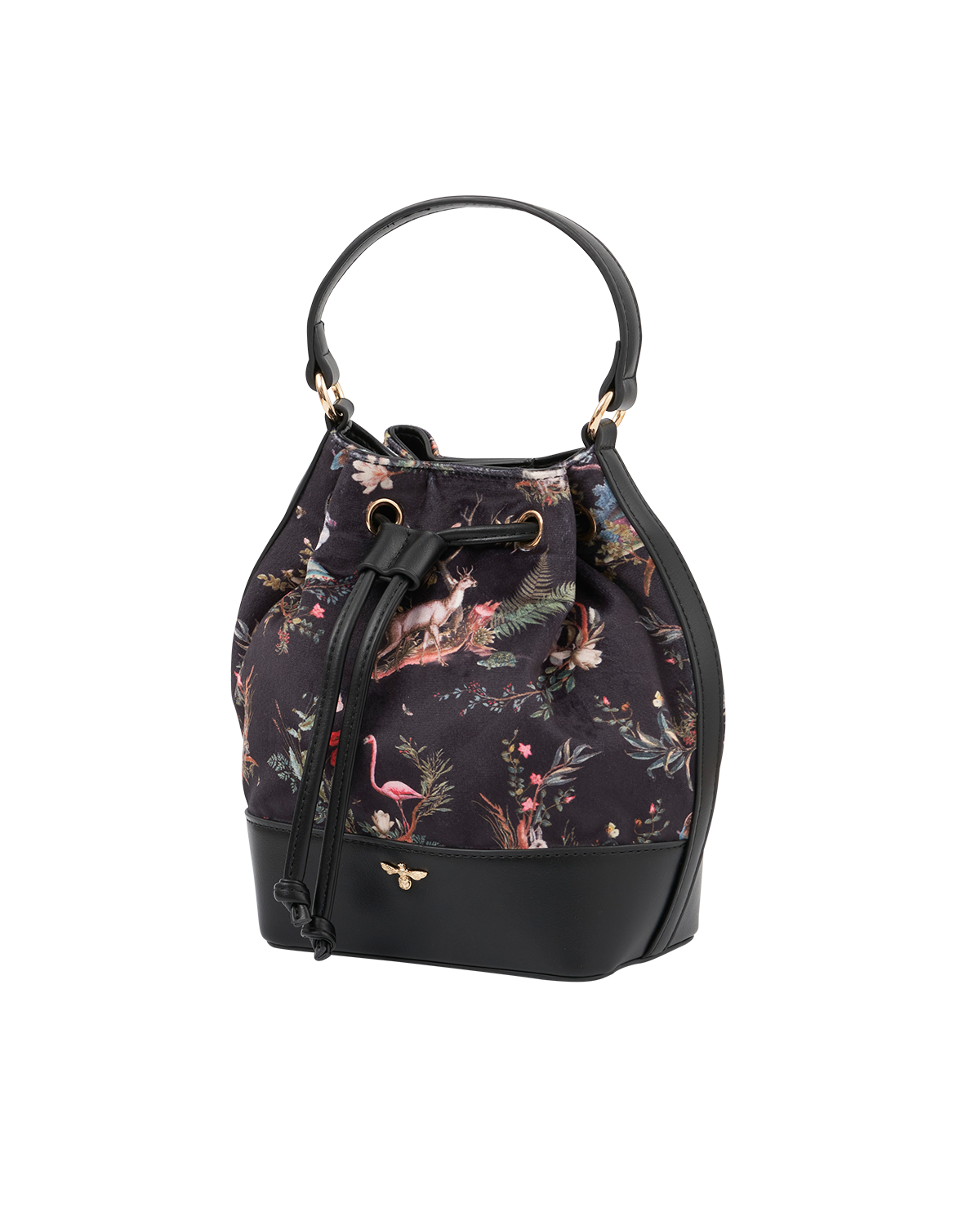 Fable England Wonderland Bucket Bag, Alternate, color, Black