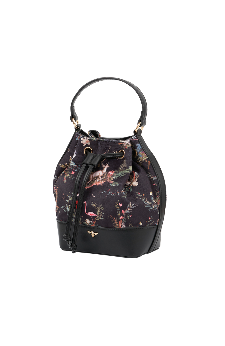Fable England Wonderland Bucket Bag, Alternate, color, Black