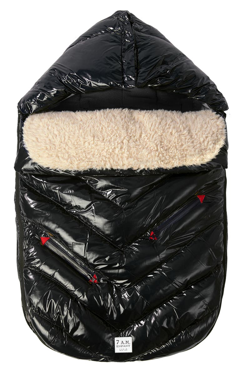 7 A.M. Enfant Polar Igloo Water Resistant Stroller/Car Seat Bunting, Main, color, 