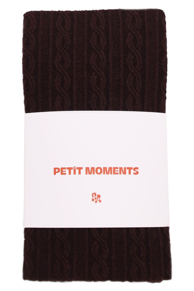 Cable Knit Tights, Main, color, BROWN
