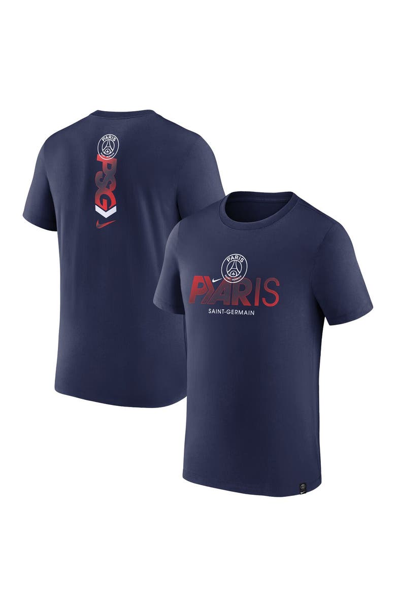 Nike Men's Nike Navy Paris Saint-Germain Mercurial Sleeve T-Shirt, Main, color, 