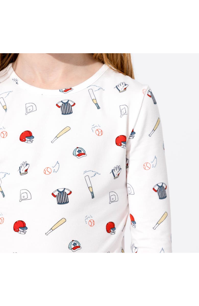 Bellabu Bear Kids' Baseball Set of 2 Piece Pajamas, Alternate, color, Baseball