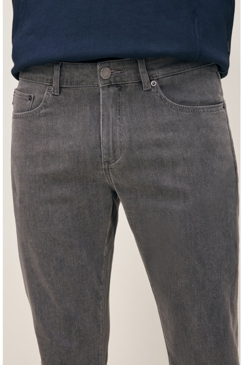 Russell DL Ultimate™ Slim Straight Jeans, Alternate, color, WEATHERED GREY