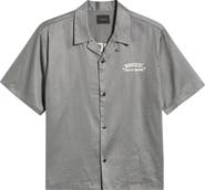 PacSun Wanderlust Embroidered Graphic Camp Shirt