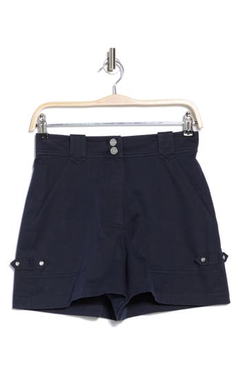 Derek Lam 10 Crosby Franci Utility Shorts In Night Sky