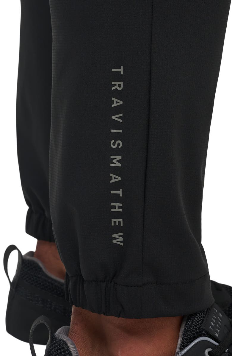 TravisMathew Slim Fit Joggers, Alternate, color, Black