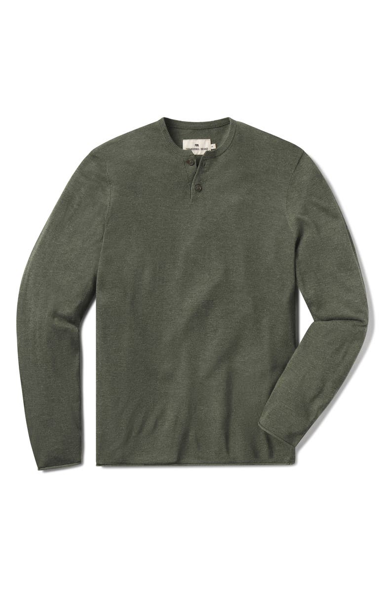 The Normal Brand Summer Henley Sweater, Alternate, color,