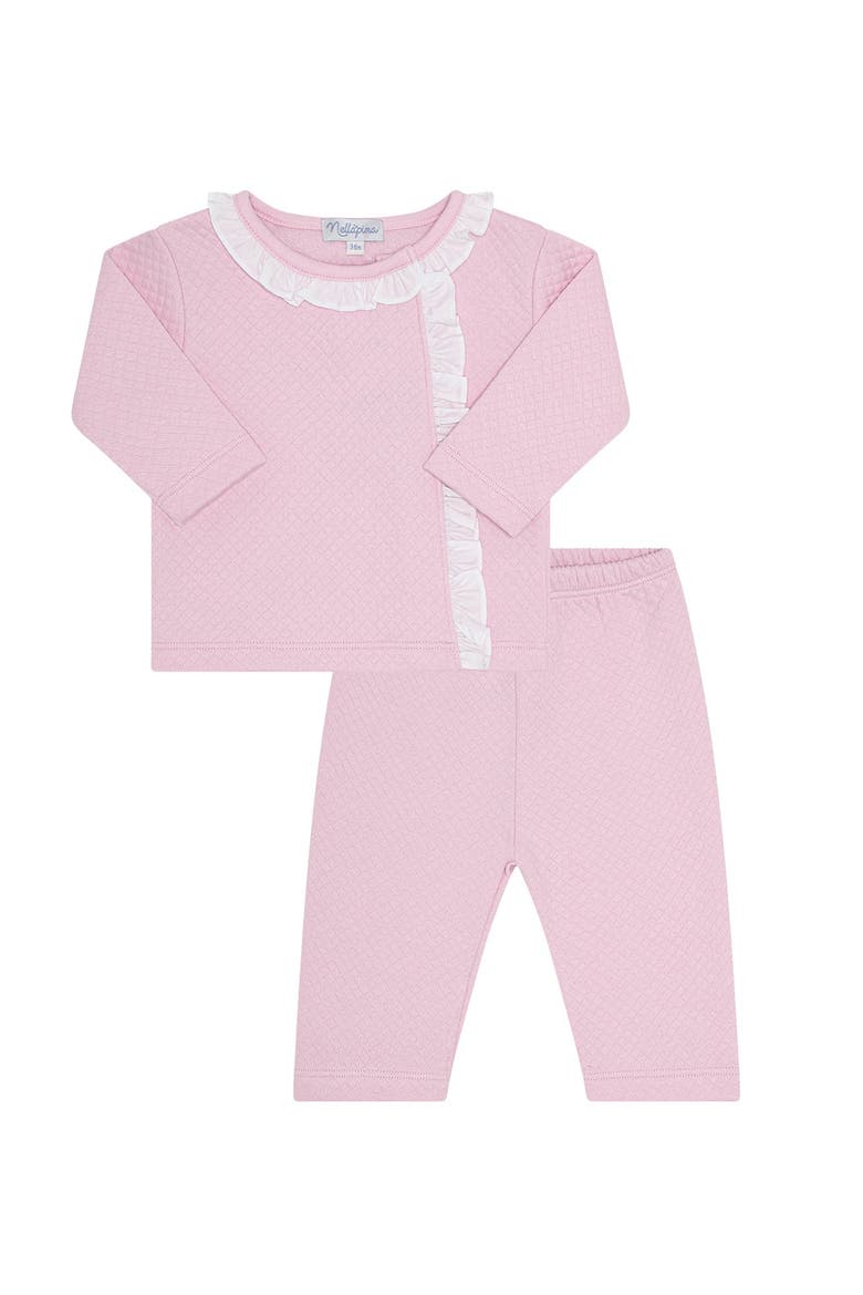 Vermont Ruffle Jacquard set - Baby, Main, color, Pink