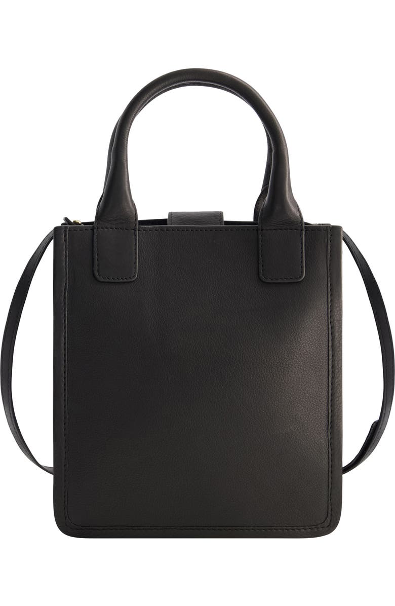 FRED BY FRED SEGAL Leather Top Handle Bag, Alternate, color, Black