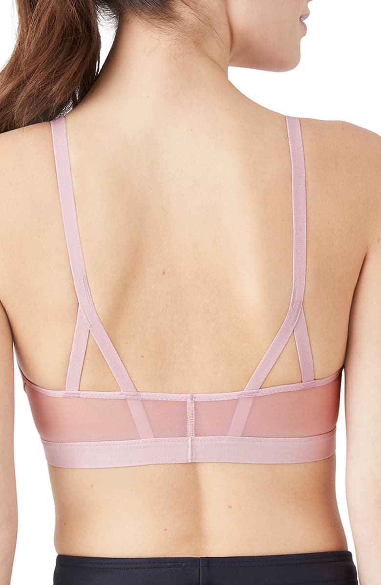 b.tempt'd by Wacoal B.Active Sports Bralette, Alternate, color, Blush Pink