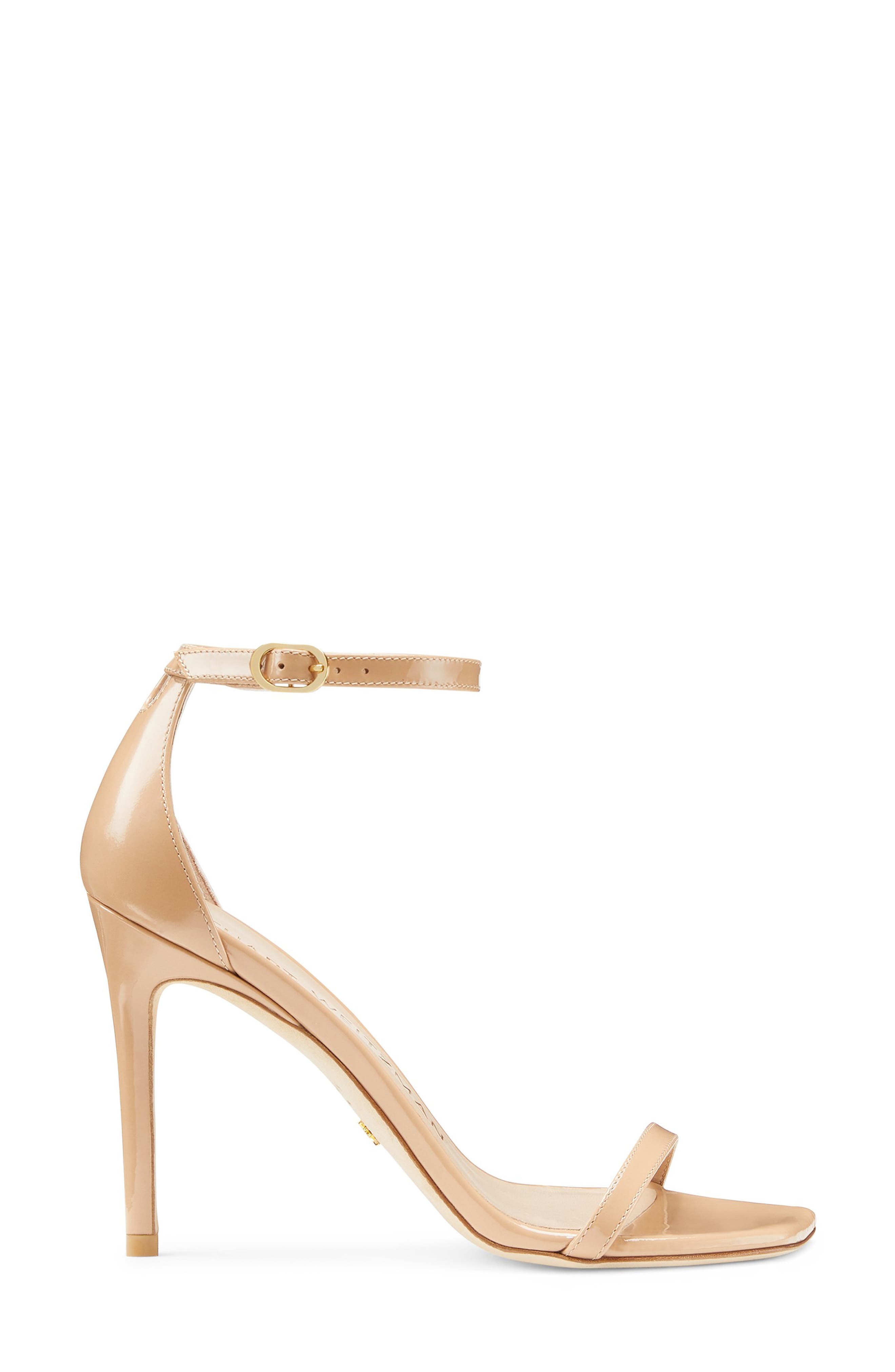 Nudistcurve Ankle Strap Sandal, Alternate, color, ADOBE