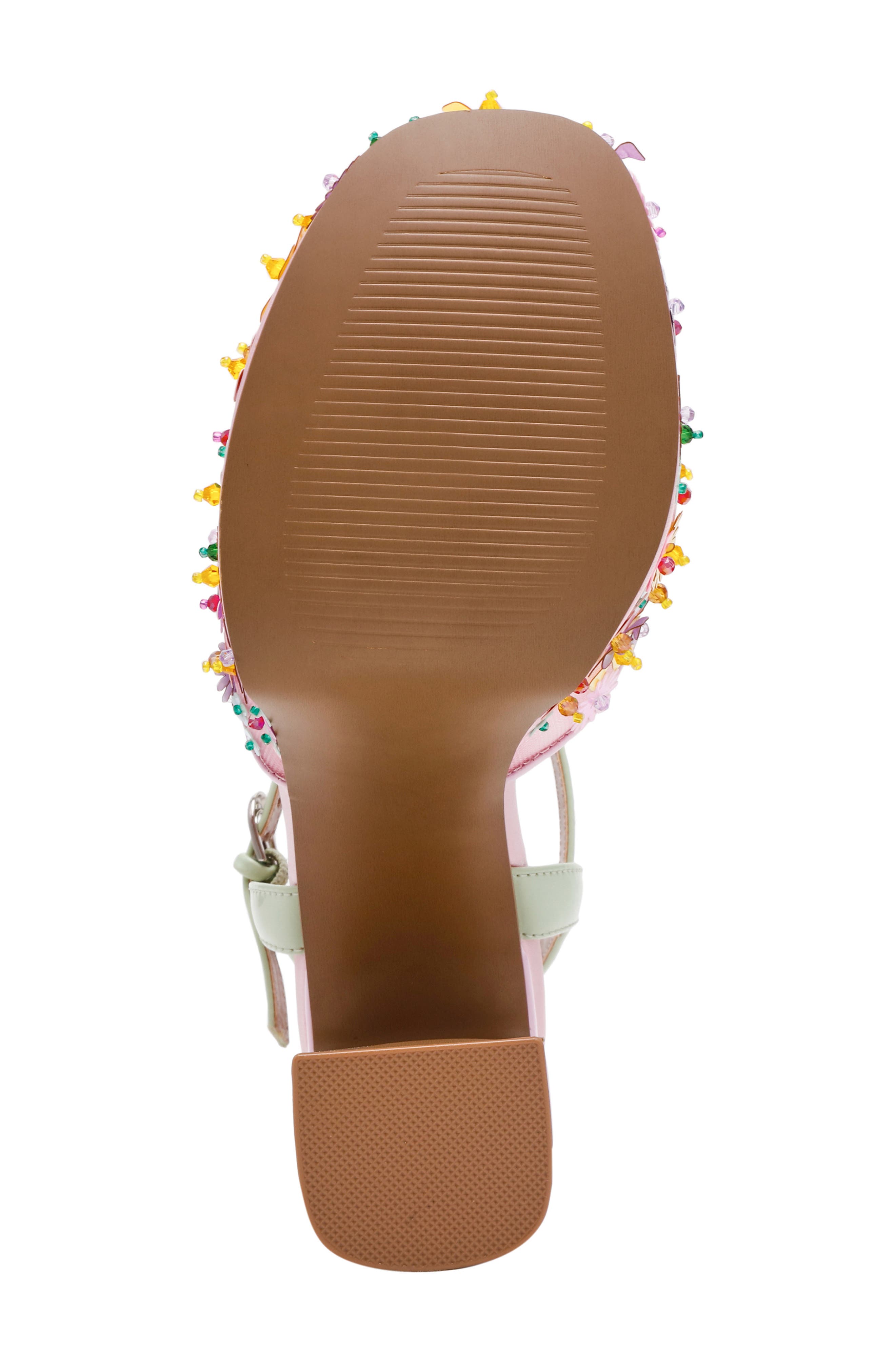 Betsey Johnson Melodie Platform Sandal, Alternate, color, Pink Multi