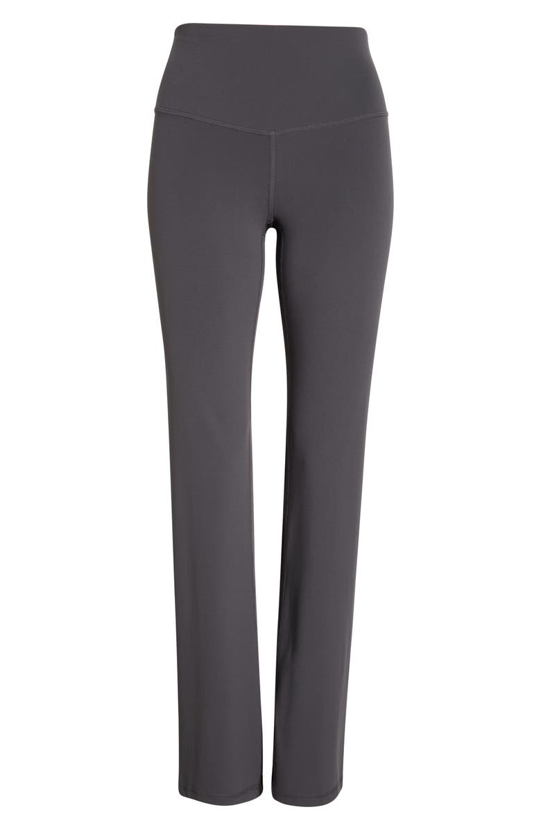 Zella Studio Luxe Bootcut Leggings, Alternate, color, Grey Forged