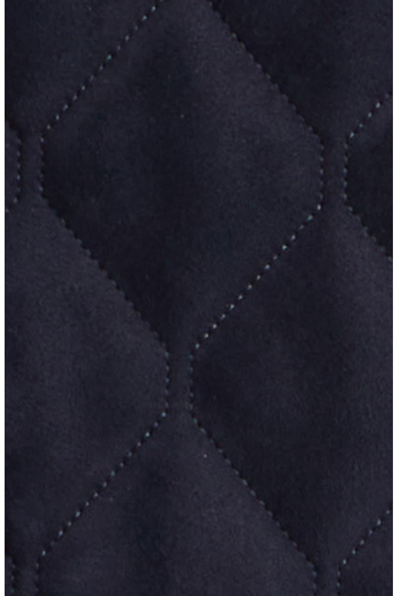 Quilted Suede Vest, Alternate, color, NAVY 814