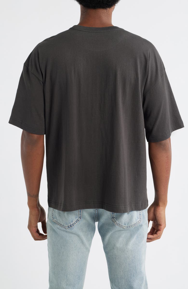 The Forecast Agency Immortal Lounge Crop Cotton Graphic T-Shirt, Alternate, color, Pirate Black