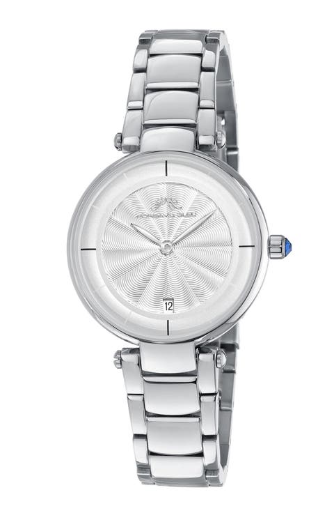 Women's Madison Guilloche Stainless Steel Bracelet Watch, 29mm