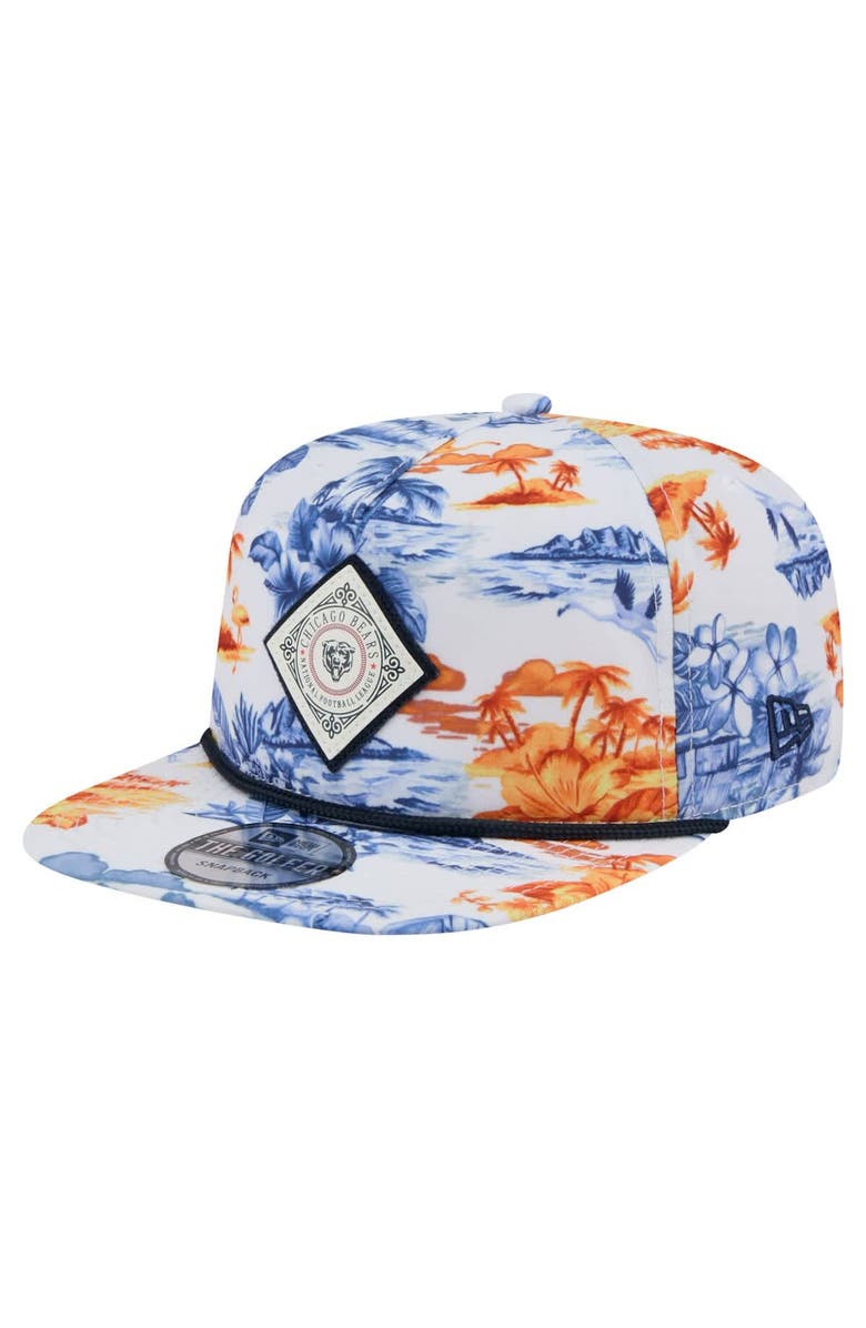 New Era Men's New Era  White Chicago Bears Adventure Snapback Golfer Hat, Main, color, 