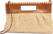 STAUD Lena Raffia Clutch