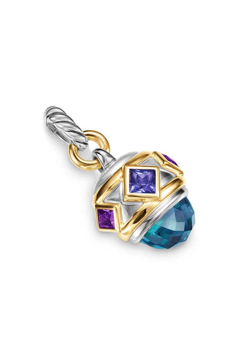 Renaissance Amulet in 18K Yellow Gold, 29m, Main, color, SILVER