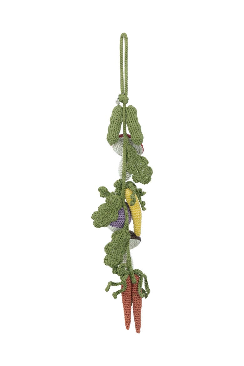 Yarnicharmz Hand Crochet XL Dangle - Veggies, Alternate, color, Veggies