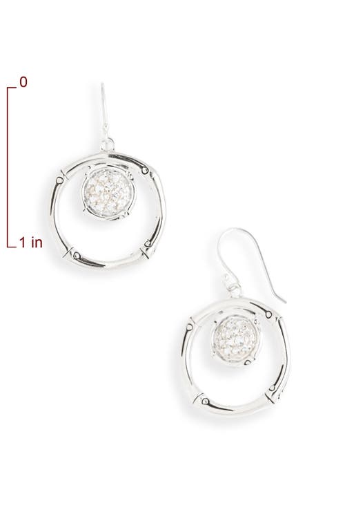 John Hardy 'bamboo' Drop Earrings In White