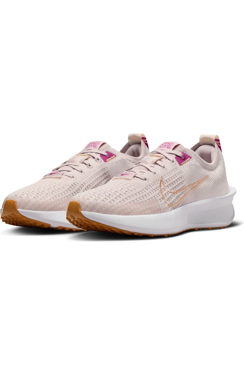 Nike Interact Run Running Shoe, Main, color, Platinum Violet/ Red Bronze