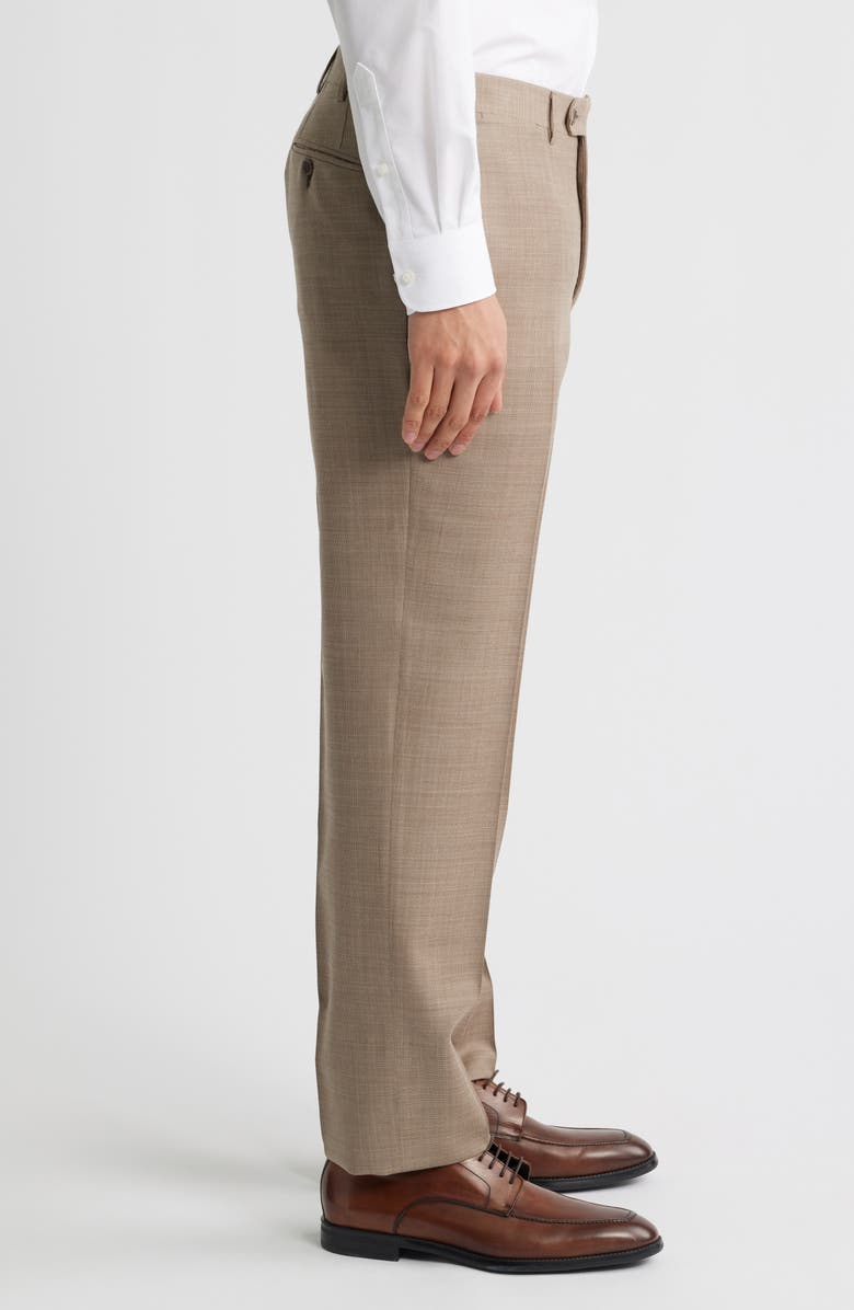 Canali Siena Regular Fit Pants, Alternate, color, Light Brown
