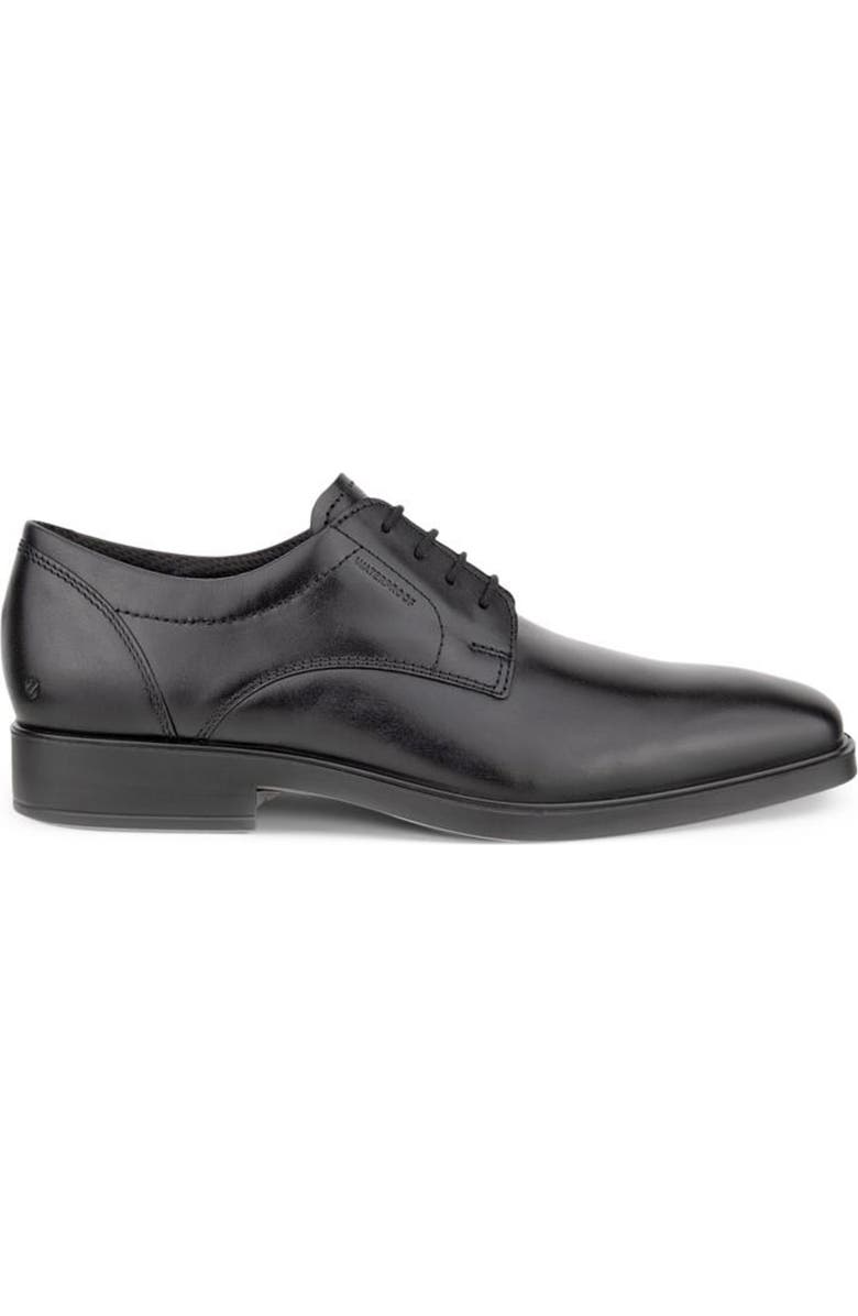 ECCO Metropole Milan Waterproof Derby, Alternate, color, Black