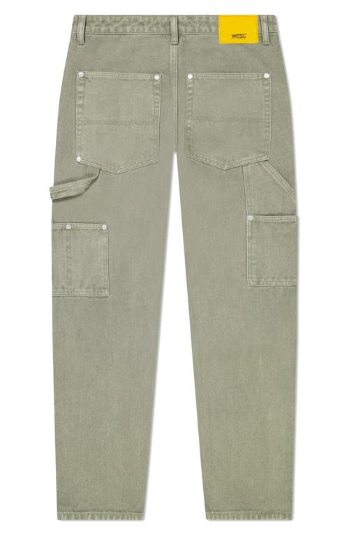 Wesc Canvas Carpenter Pants In Green