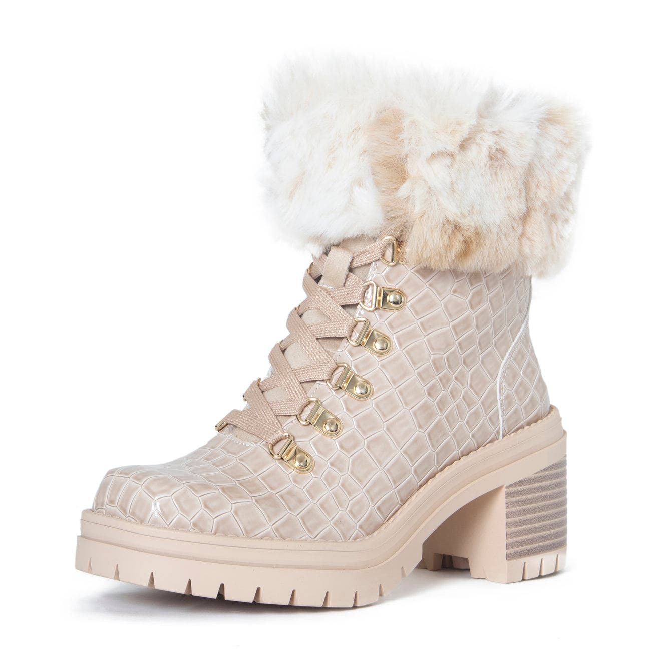 Lauren Lorraine Betty Boot, Alternate, color, Natural