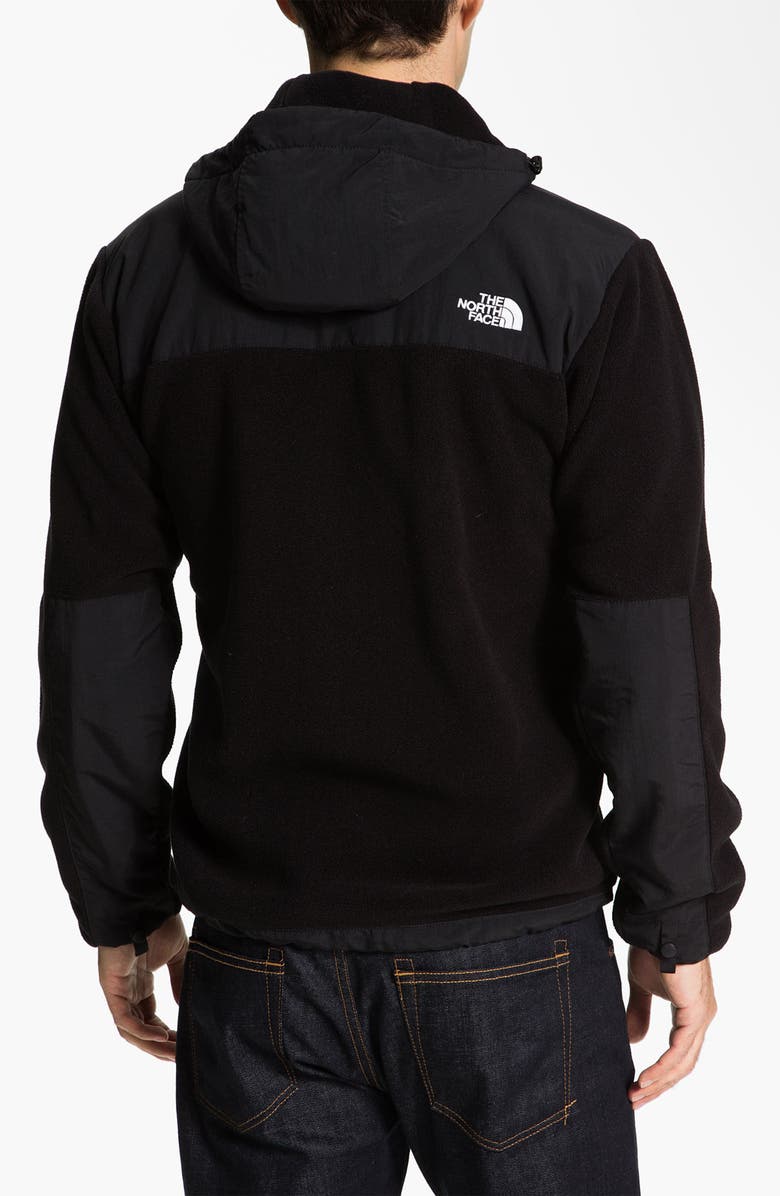 The North Face 'Denali' Hooded Recycled Fleece Jacket, Alternate, color, 