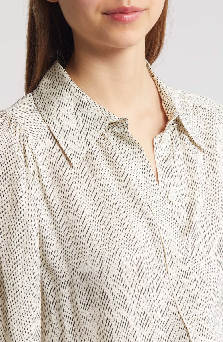 BOSS Beatana Microprint Button-Up Shirt, Alternate, color, 