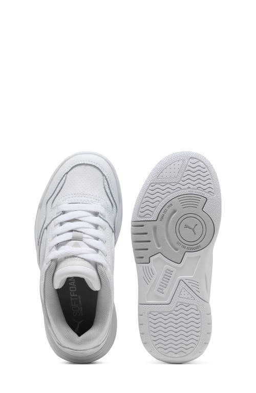 Puma Kids' Rebound Retro Low Top Sneaker In White