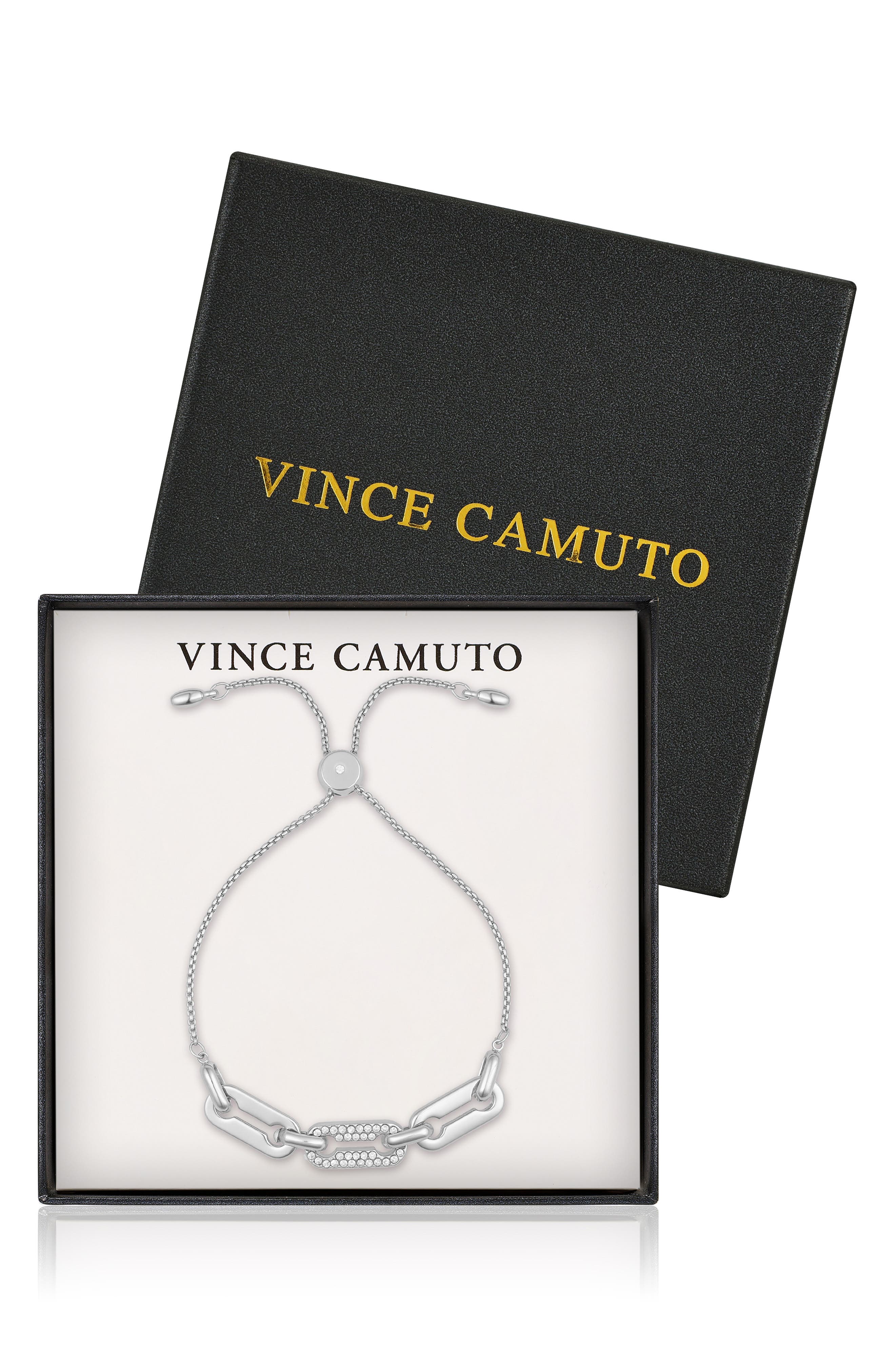 Vince Camuto Crystal Chain Slider Bracelet