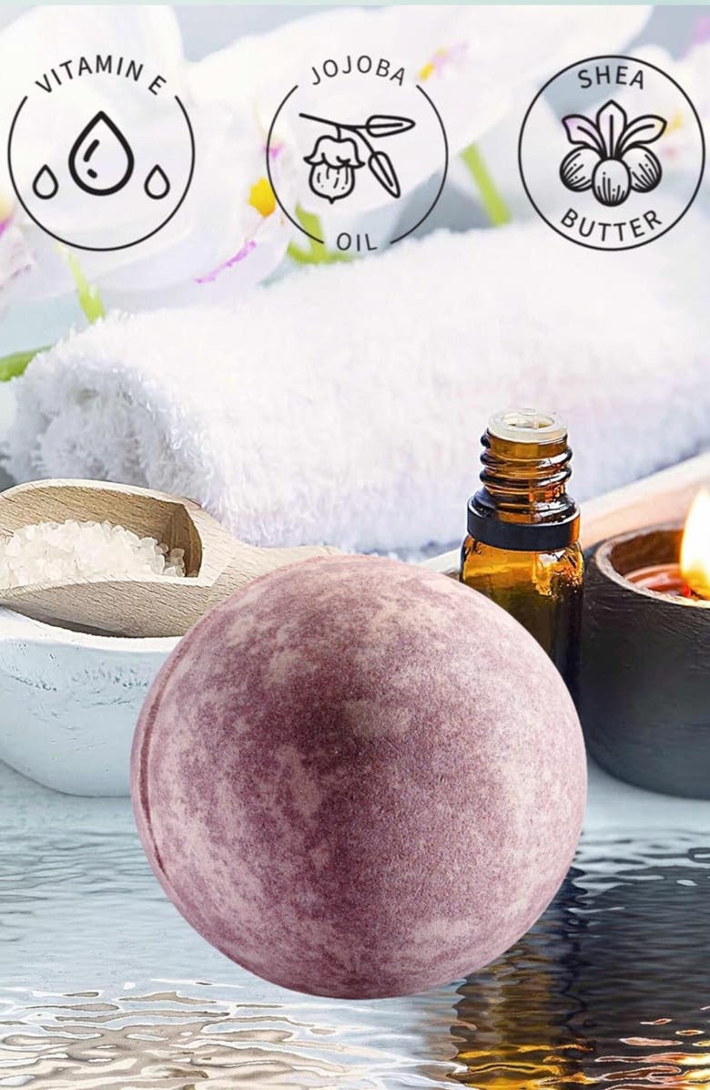 Lovery 3pc Bath Bomb Gift Set in Coffee Scent, Alternate, color, Multicolor