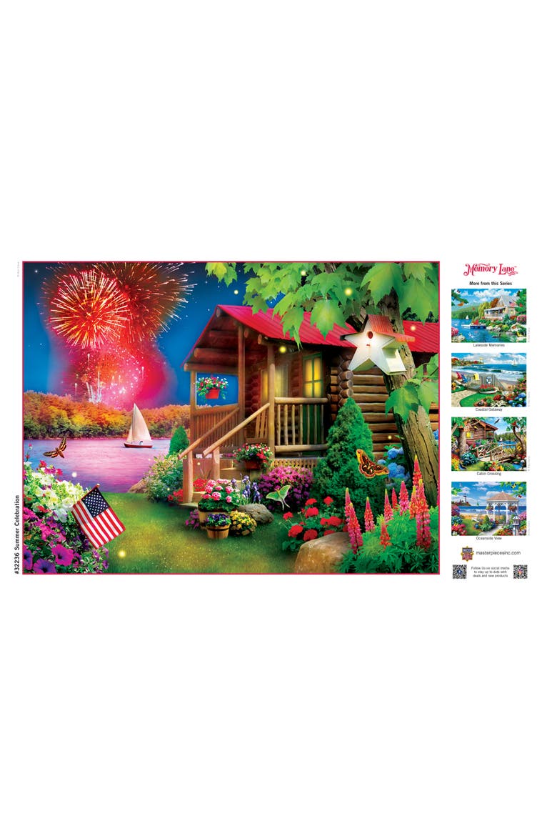 Summer Celebration 300 Piece Puzzle, Alternate, color, Multicolor