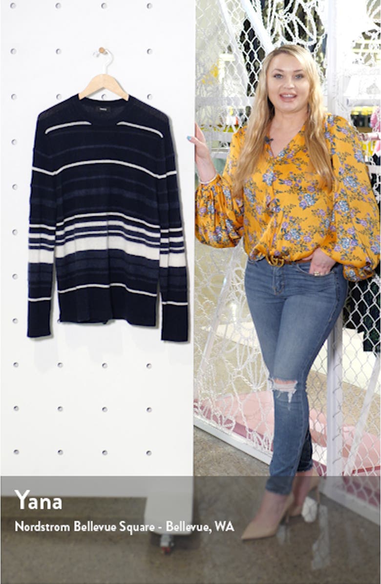 Hilles Standard Fit Crewneck Cashmere Sweater, sales video thumbnail