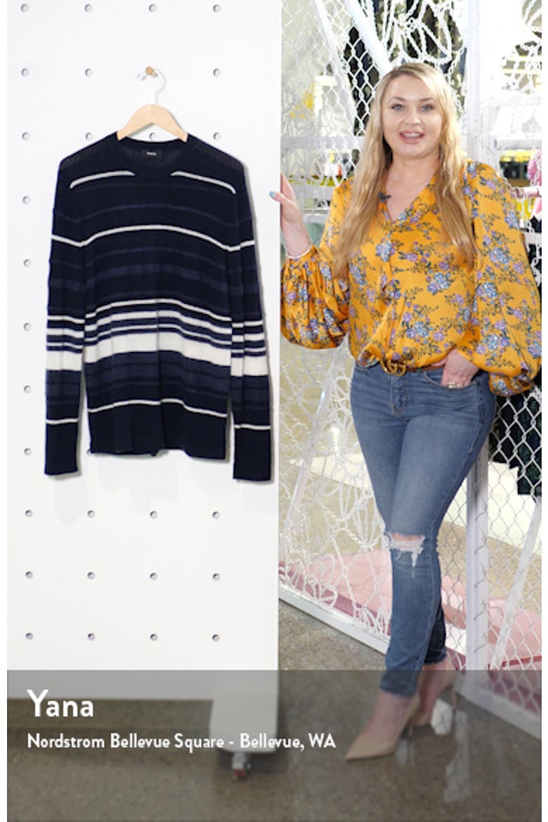 Hilles Standard Fit Crewneck Cashmere Sweater video