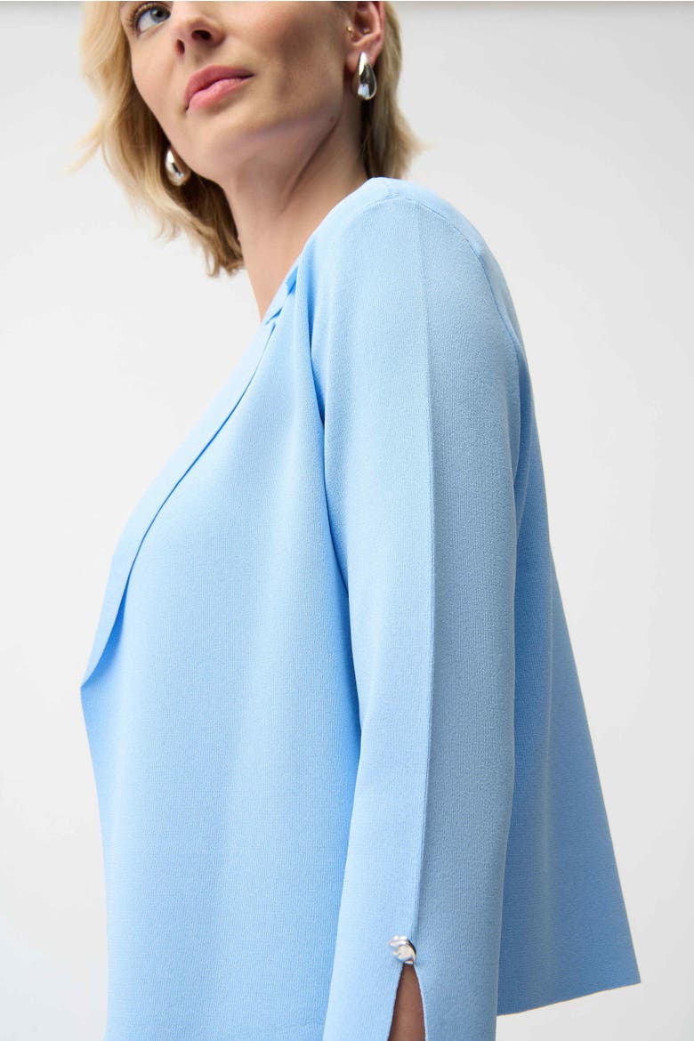 Viscose Blend Open-Front Cardigan, Alternate, color, Sky Blue