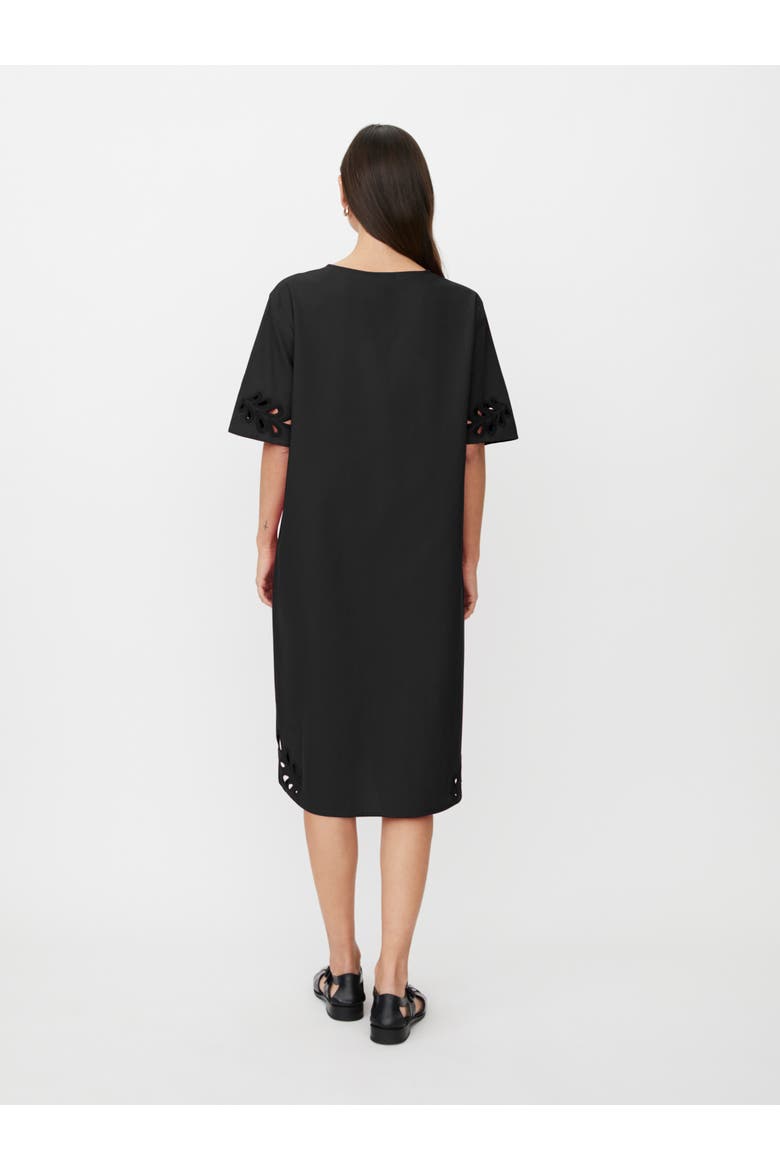 MaNoretta Cutwork Detail Dress, Alternate, color, Black