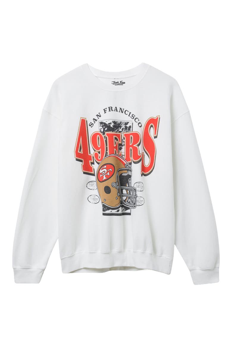 San Francisco 49ers Conversion Graphic Sweatshirt, Main, color, WHITE